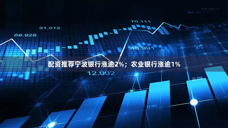 配资推荐宁波银行涨逾2%；农业银行涨逾1%